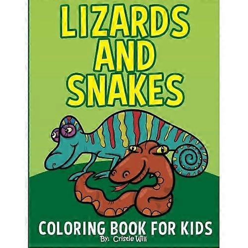 Ödlor och ormar: målarbok för barn