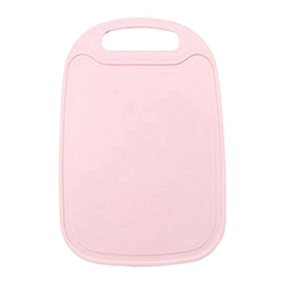 Kitchen Mini Chopping Board Cutting Fruit Vegetable Meat Non-Slip Board (Pink)