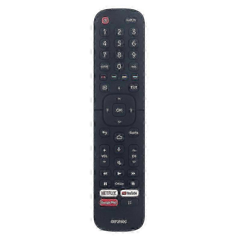 Erf2f60g Tv Remote Control Compatible Hisense Smart Android Tv 9.0 Pie 32a56e 40a56e (without Voice Function)