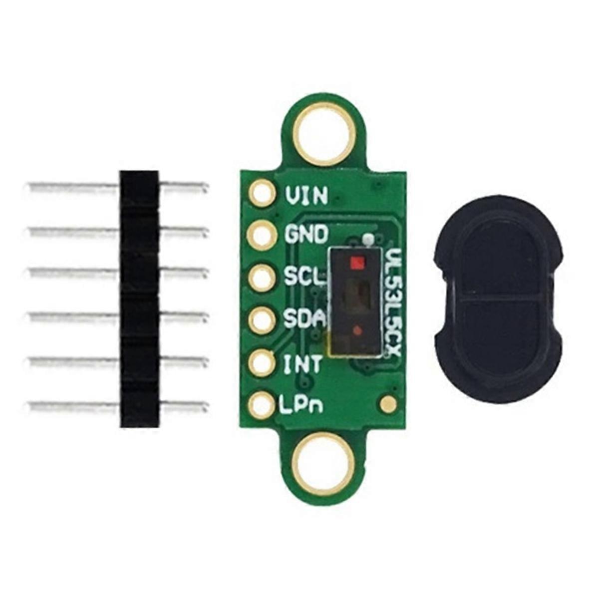 VL53L5X V2 TOF Wide-Field Time of Flight Multi-Region Laser Ranging Sensormodul VL53L5CX mit Abdeckung