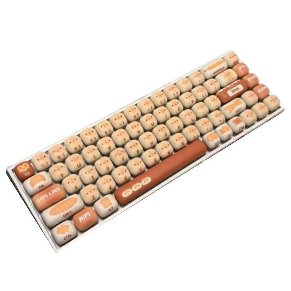 Bread Keyboard, Bread Keycaps, Wonderbun Toasted Bread DIY Keycaps 138 Keys