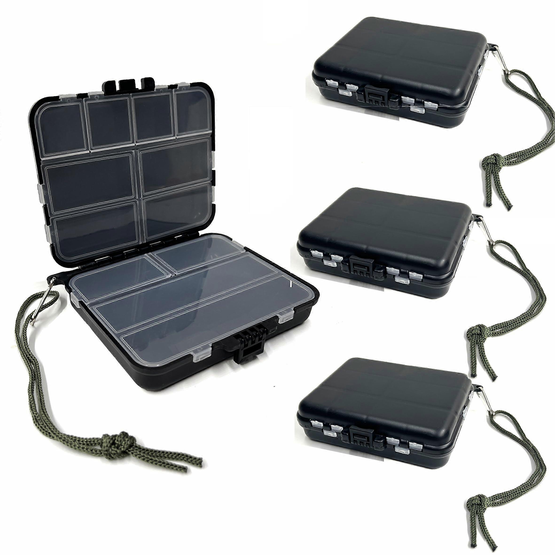 Case Pack Tackle Box Organizer - Small Multi-Compartment Plastic Tackle Solution Storage