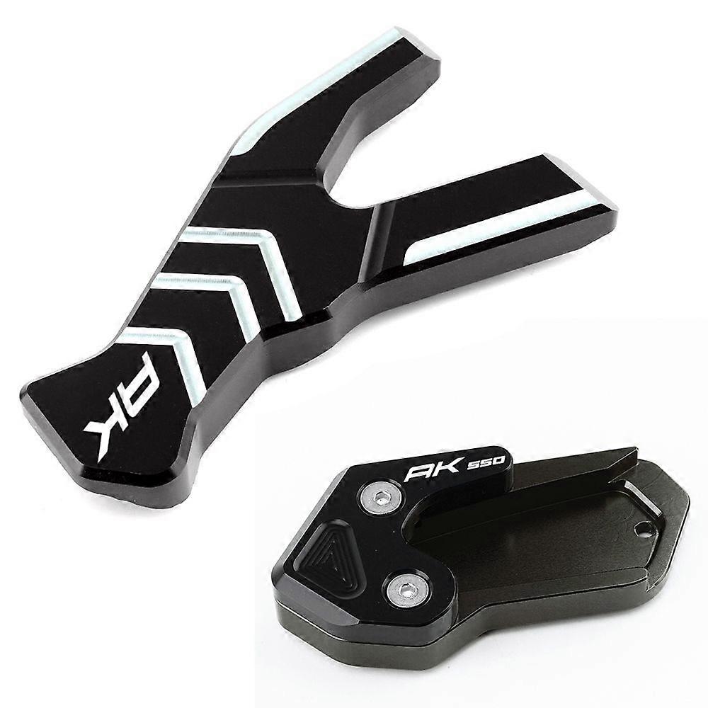 For KYMCO AK550 AK 550 2017 2018 2019 2020 Motorcycle Side Stand Pad Enlarger Plate & Kickstand Side Auxiliary Seat Extention