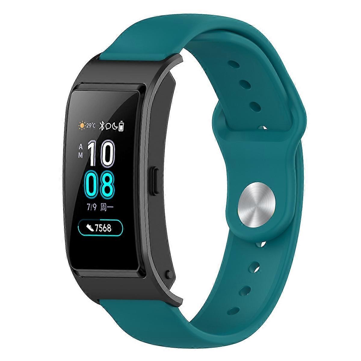 18mm Universal Reverse Buckle Wave Silicone Watch Band, Size:S(White)