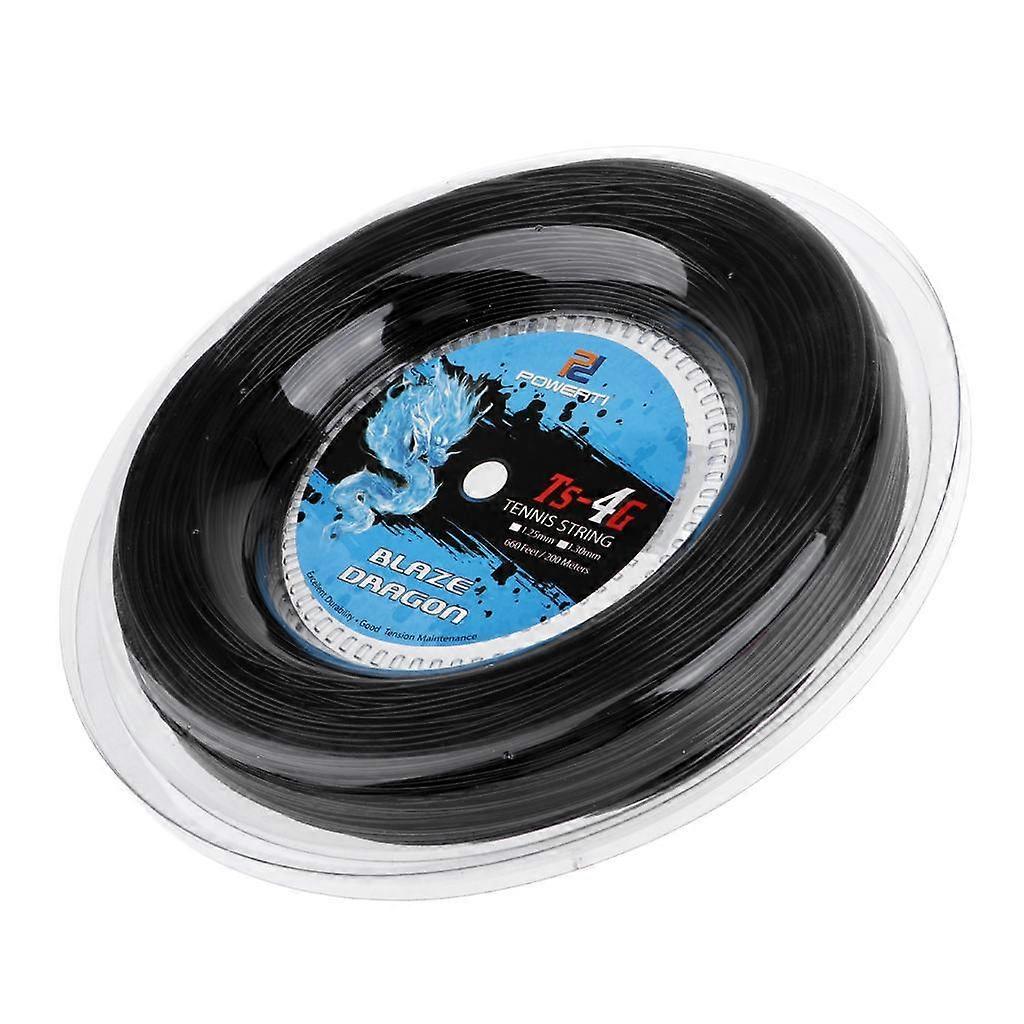 POWERTI Polyester Tennis String Badminton Training Racket String 200m 1.30mm