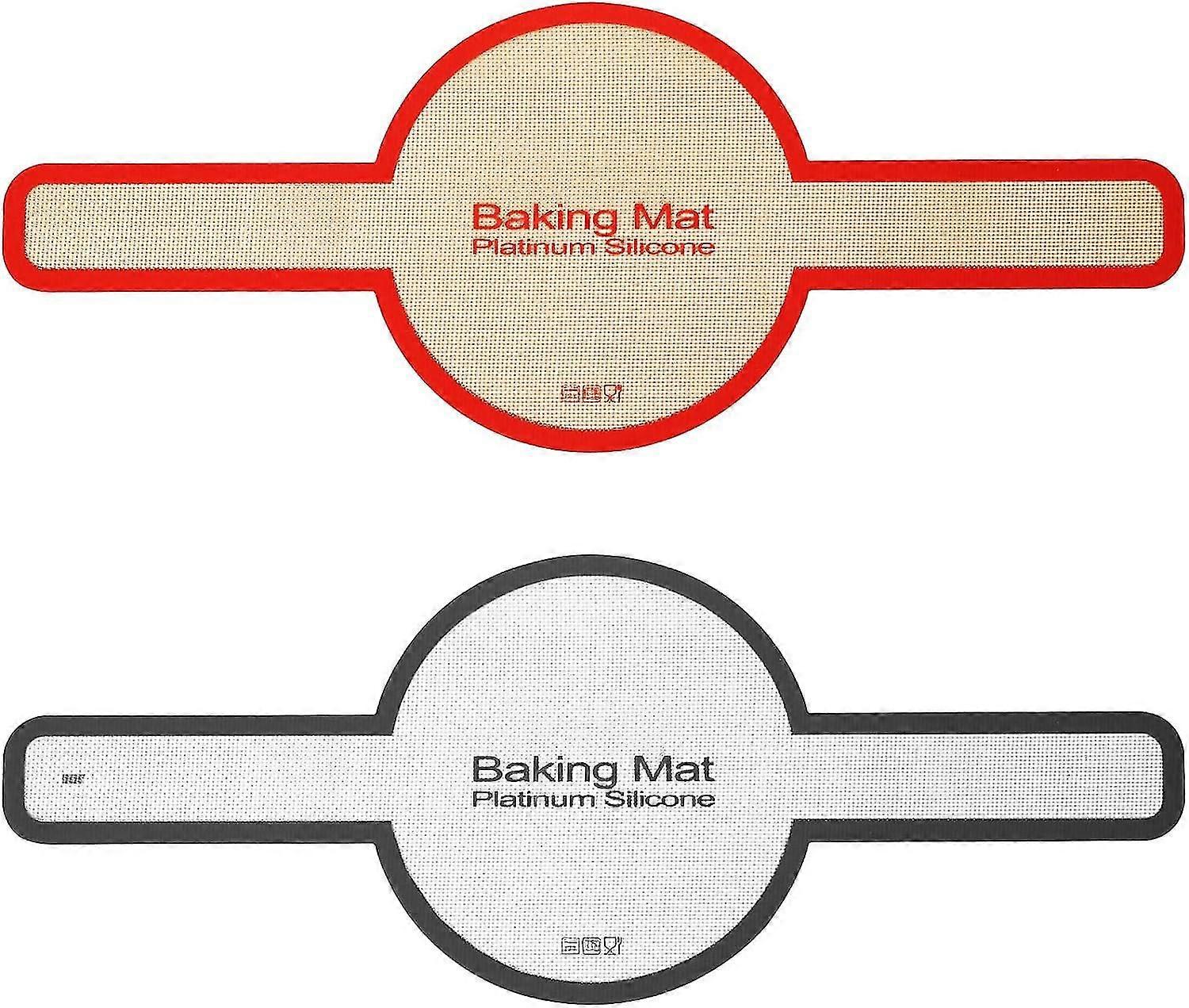 2pcs Bread Sling Mat, Dutch Oven Bread Baking Mat Bread Sling Long Handles Bread Sling Non-Stick and Reusable Baking Tools and Supplies
