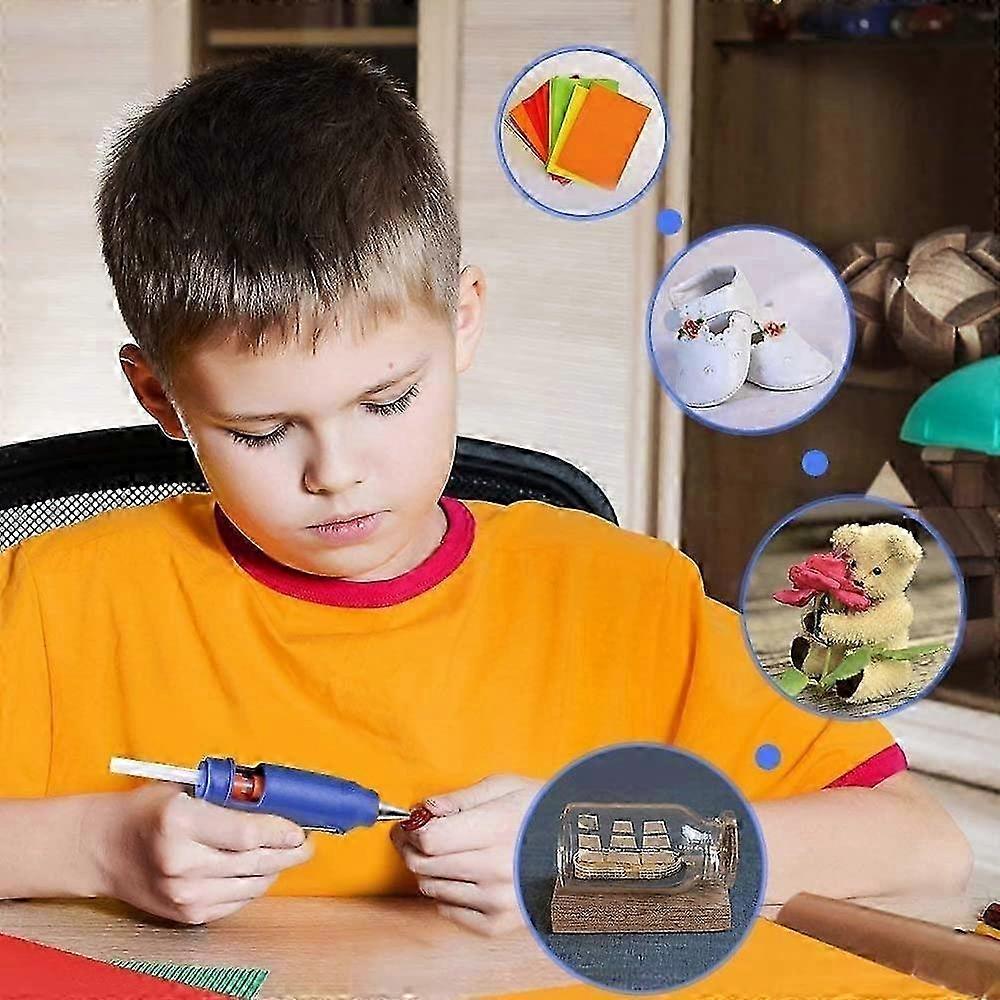 Mini Hot Glue Gun with 50 Glue Sticks 3 Minutes Fast Warm Up Hot Glue Gun Kit,20W