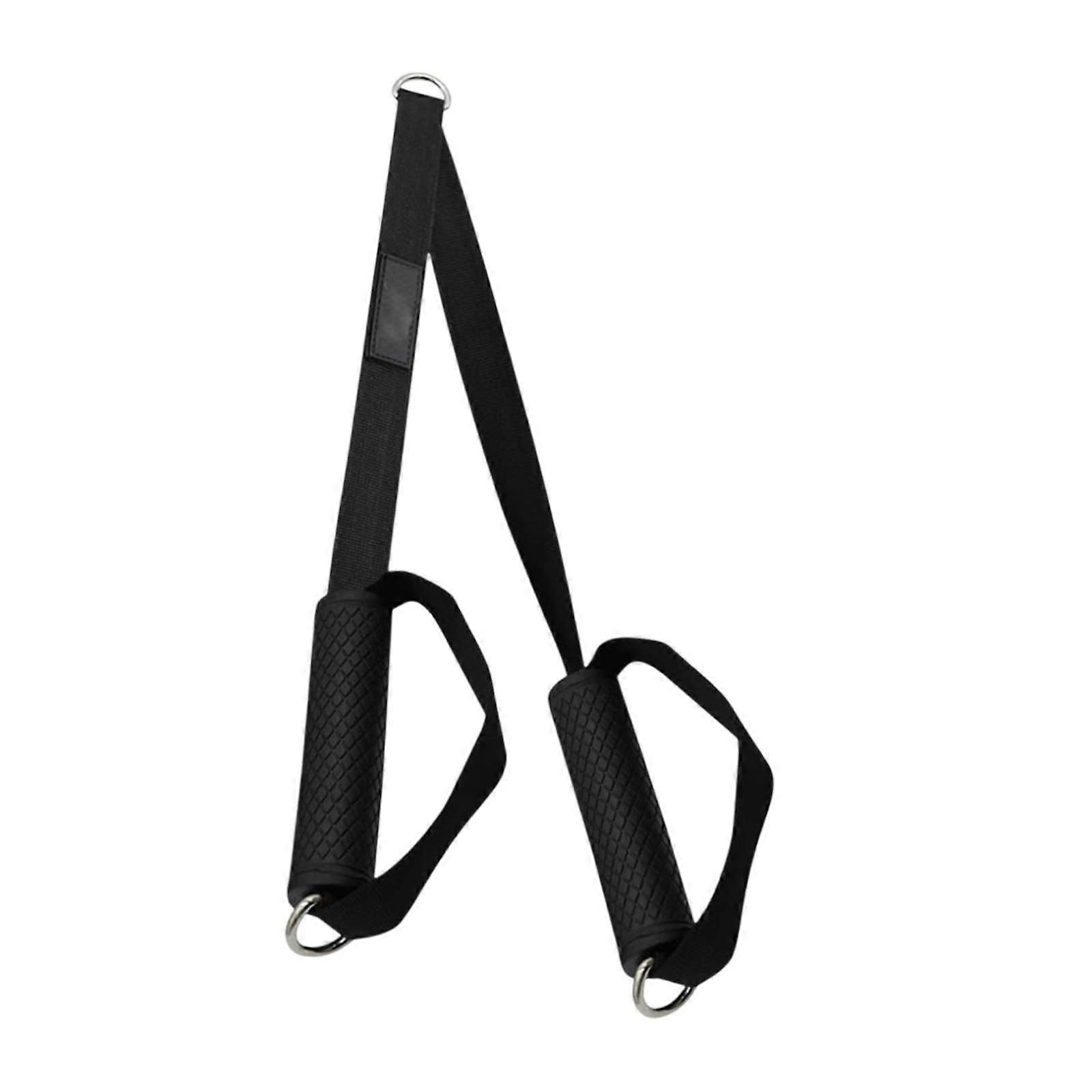 Tricep Rope Cable Attachment Handle Fitness Exercise Handle for Gym Crunches