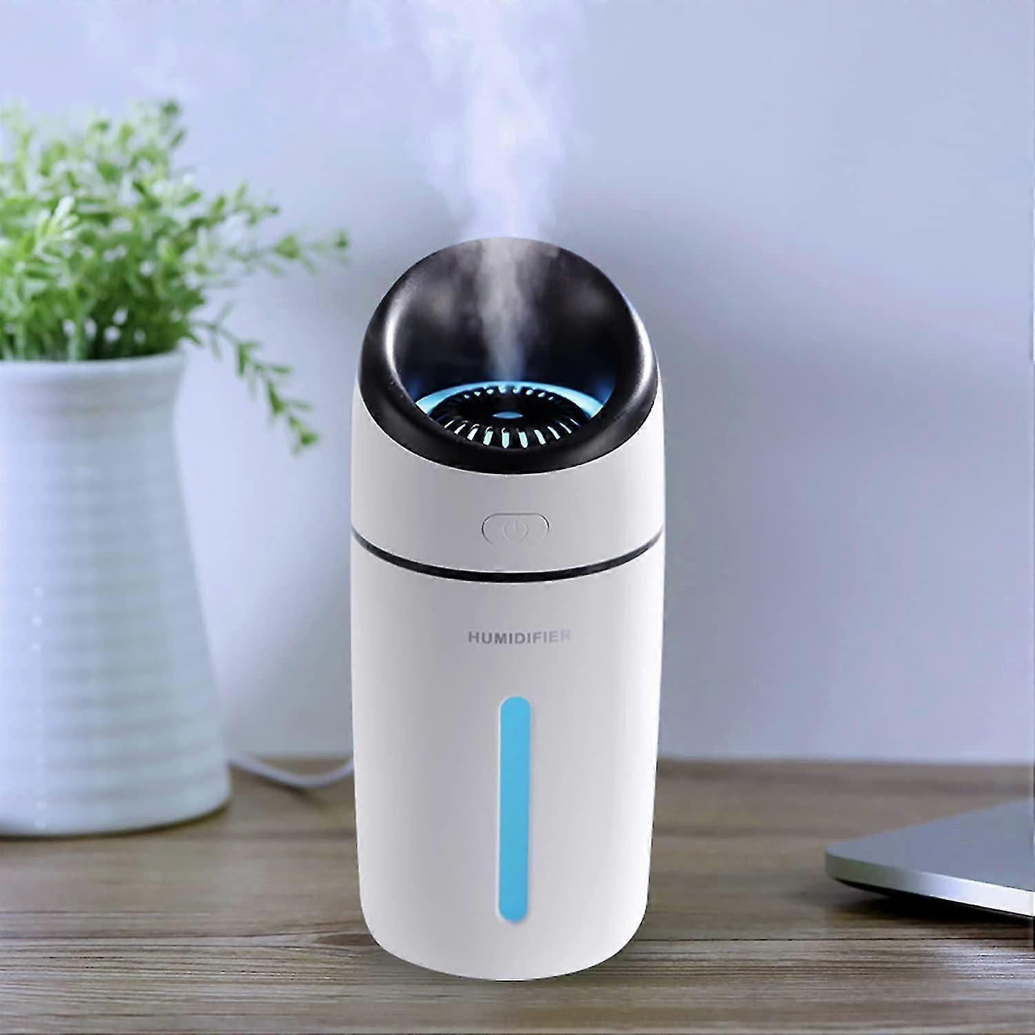 320ml USB Ultrasonic Air Humidifier Mini Humidifier with 2 Adjustable Mist Modes, Auto Shut-off and