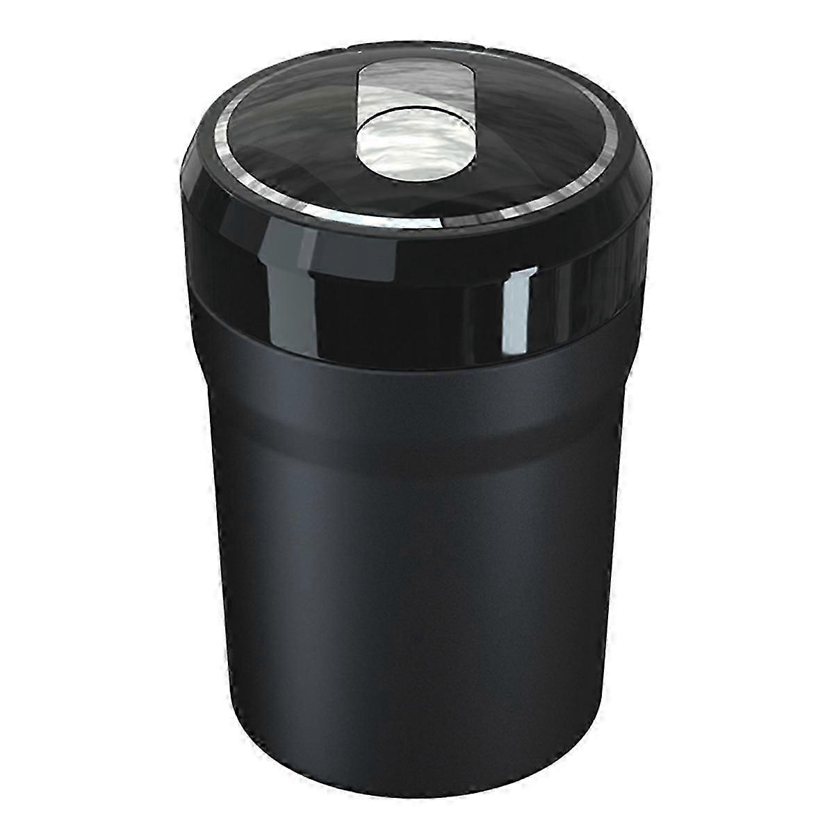 2025 Bil askkopp, Bärbar Rökfri Cylinder Mugghållare Askkopp, Rökfri Auto Askkopp med Lock och LED-ljus