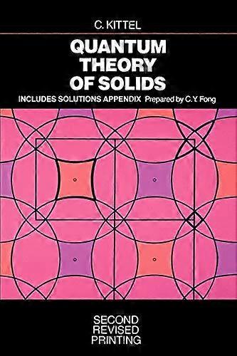 Quantum Theory of Solids