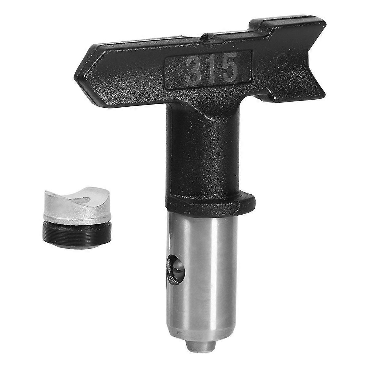 Black 315 Practical Reversible Tungsten Steel Airless Paint Spray Gun Tip Nozzle Accessoies Tool