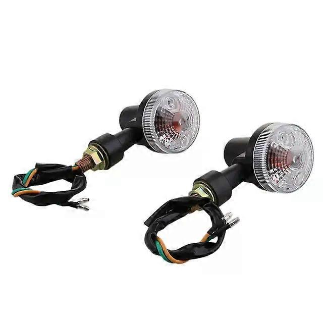 1 Pair 12V Motorcycle Turn Lights Blinker Indicator Light Accessories compatible for Cruiser Bobber Chopper