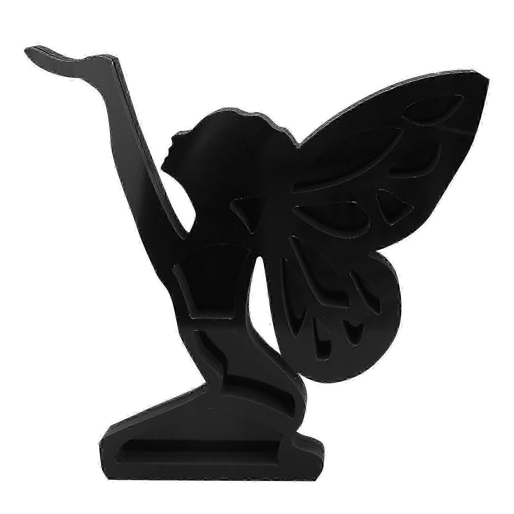 Shelf Crystal Shelf Wall Shelf Kneeling Shelf PVC Crystal Display Shelf Unit Black for Storage Sta