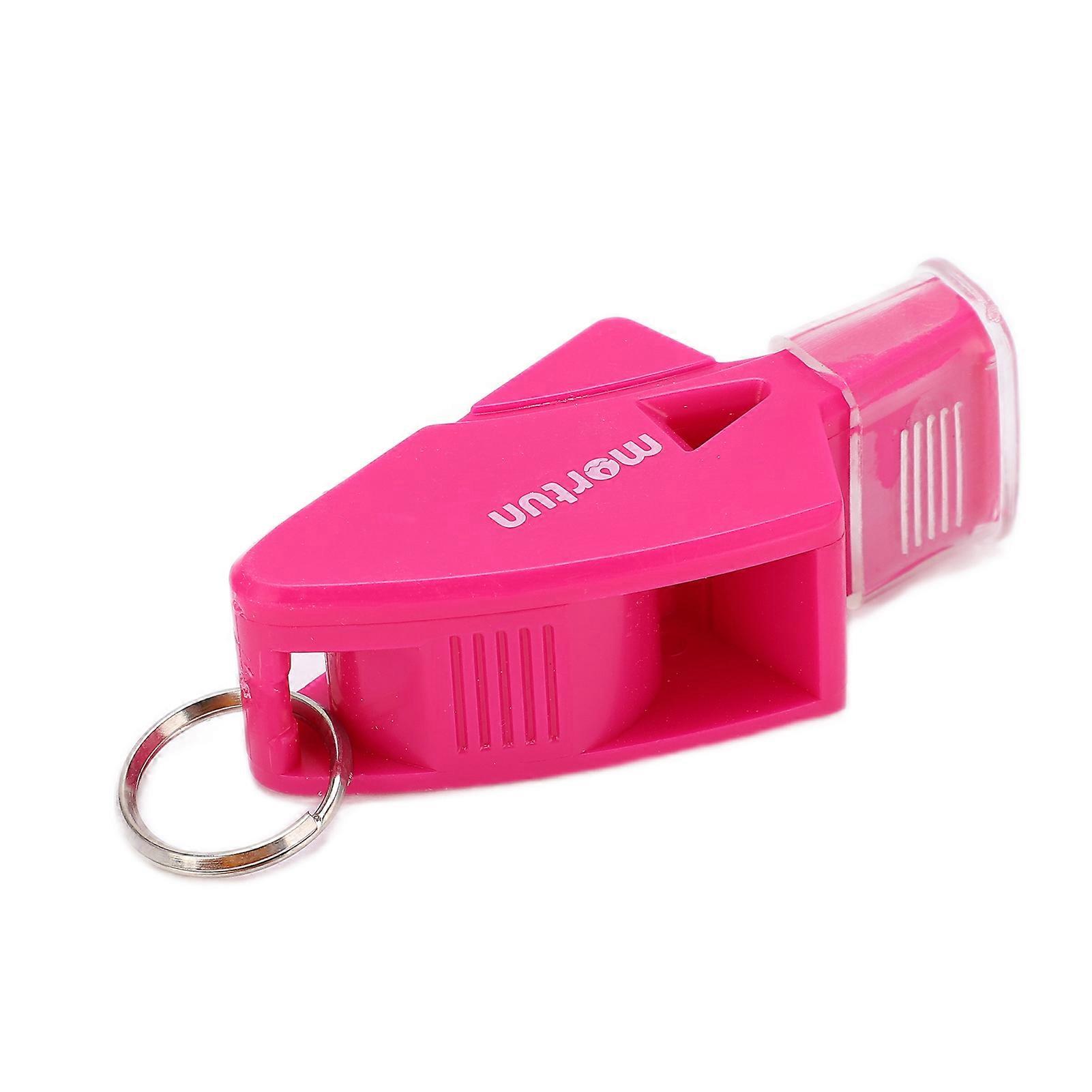 Whistle Competition E with Lanyard & Storage Box Rose Red Plastic