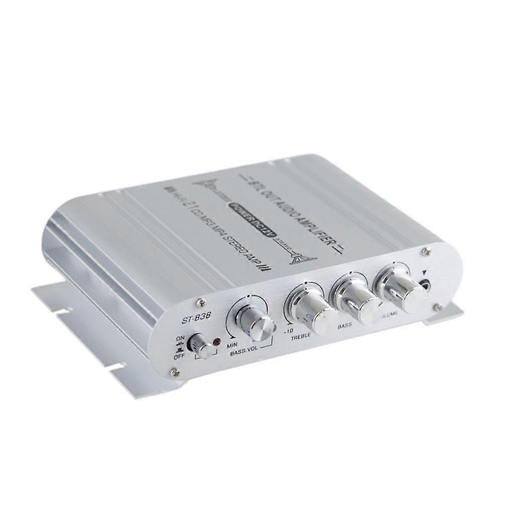 Audio Player Digital Hi-Fi Power Amplifier 2.1CH 40W 2x20W Subwoofer Stereo-