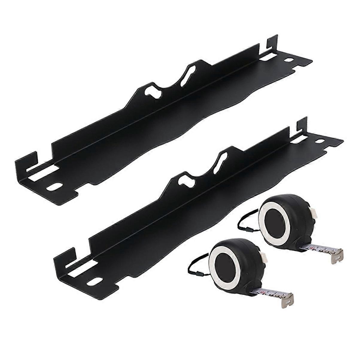 Universal Car Wheel Alignment Plate Tool Car Toe Board Wheel Alignment Tool with 2 Tape Measures for