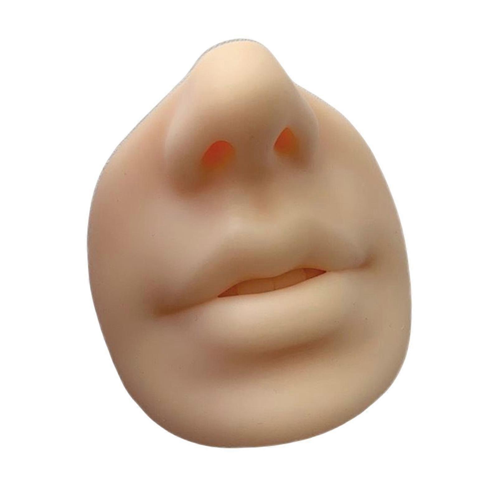 Practice Silicone Lip Flexible Portable for Makeup Lips Training Beginner