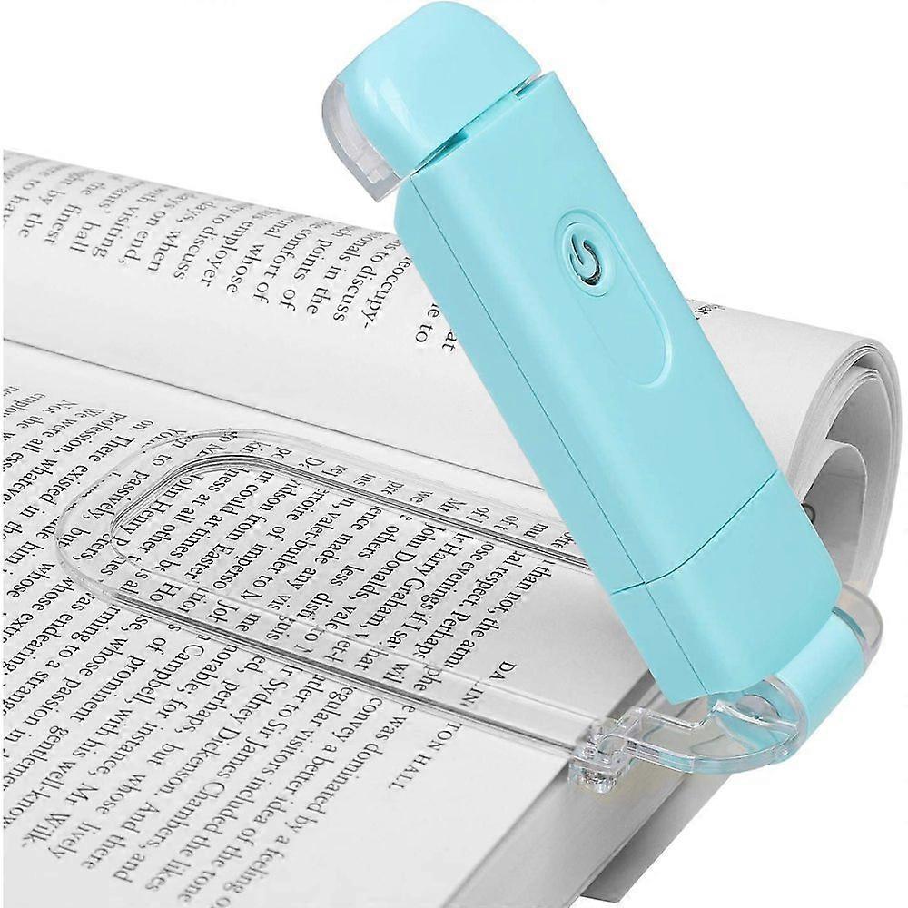 Clip-on Book Light, Eye Caring USB Rechargeable Reading Lamp