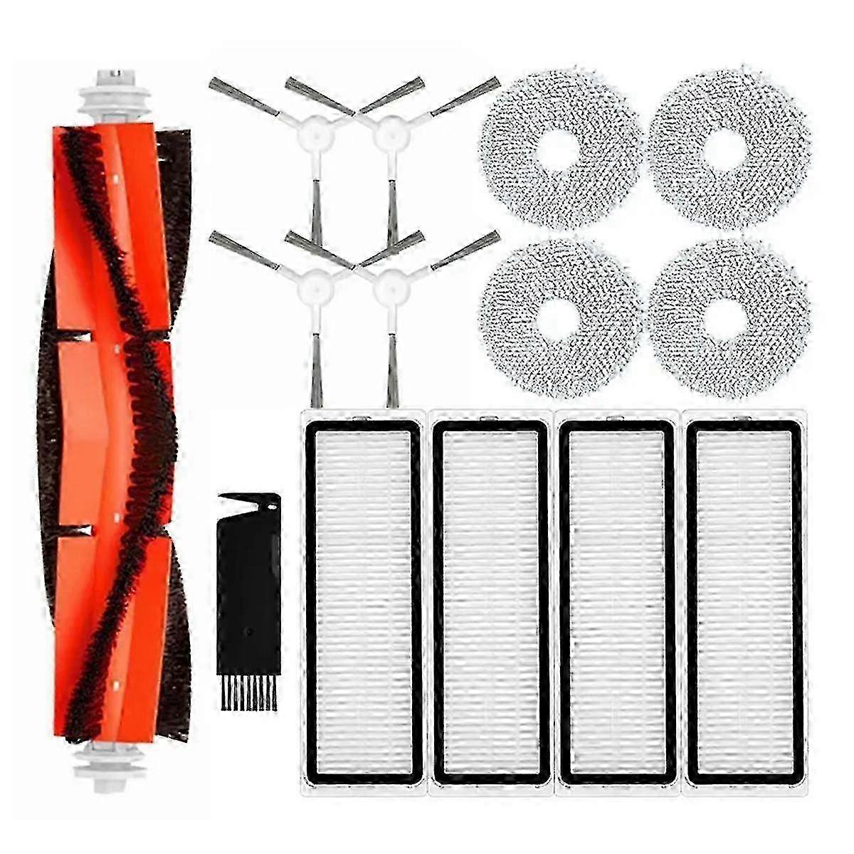 Spare Parts for Robot Vacuum S10+ / S10 Plus, Main Side Brush Hepa Filter Mop Cloth Pads