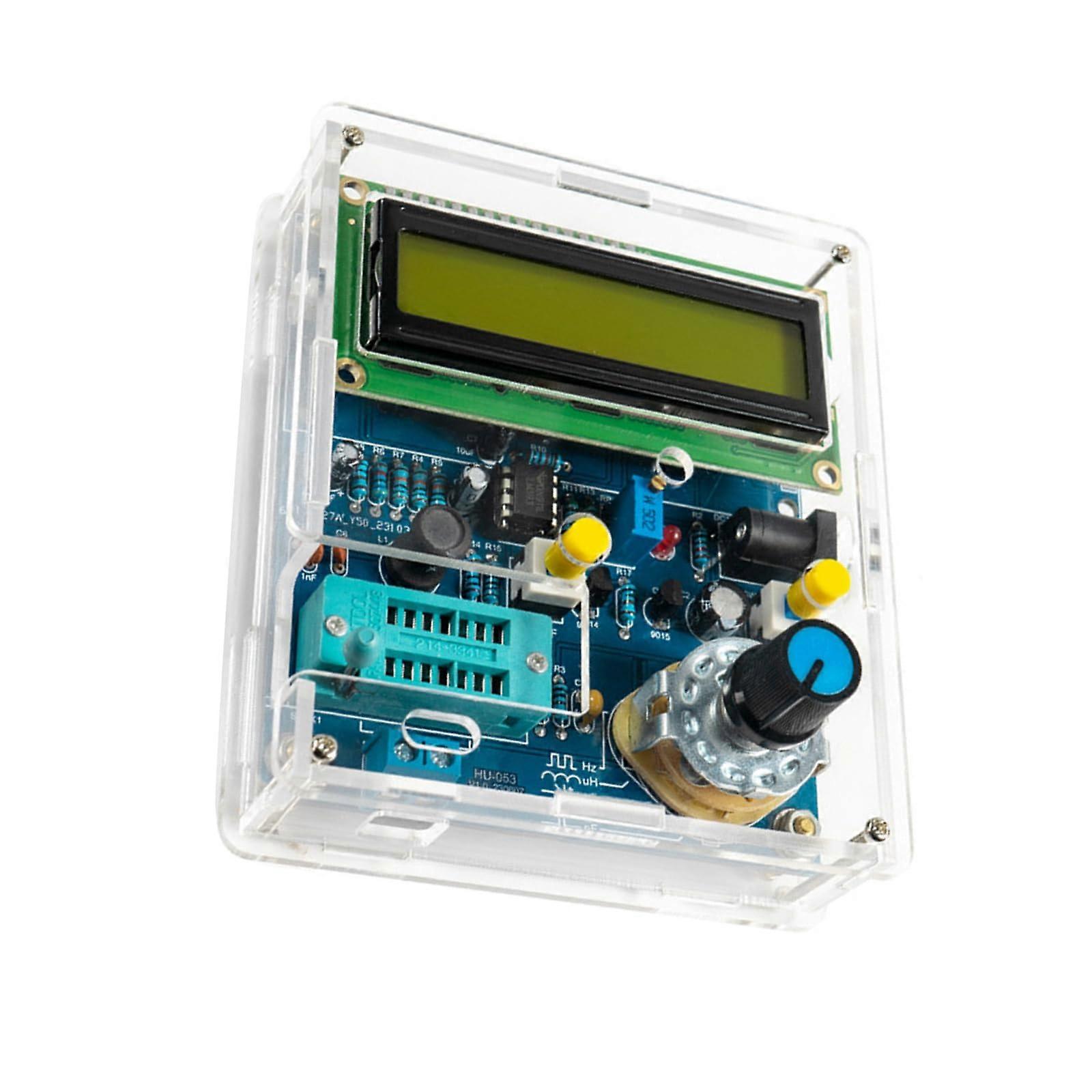 LCD Digital Inductance Capacitance Meter Frequency Tester DIY Kit for Accurate Measurements and Easy Assembly