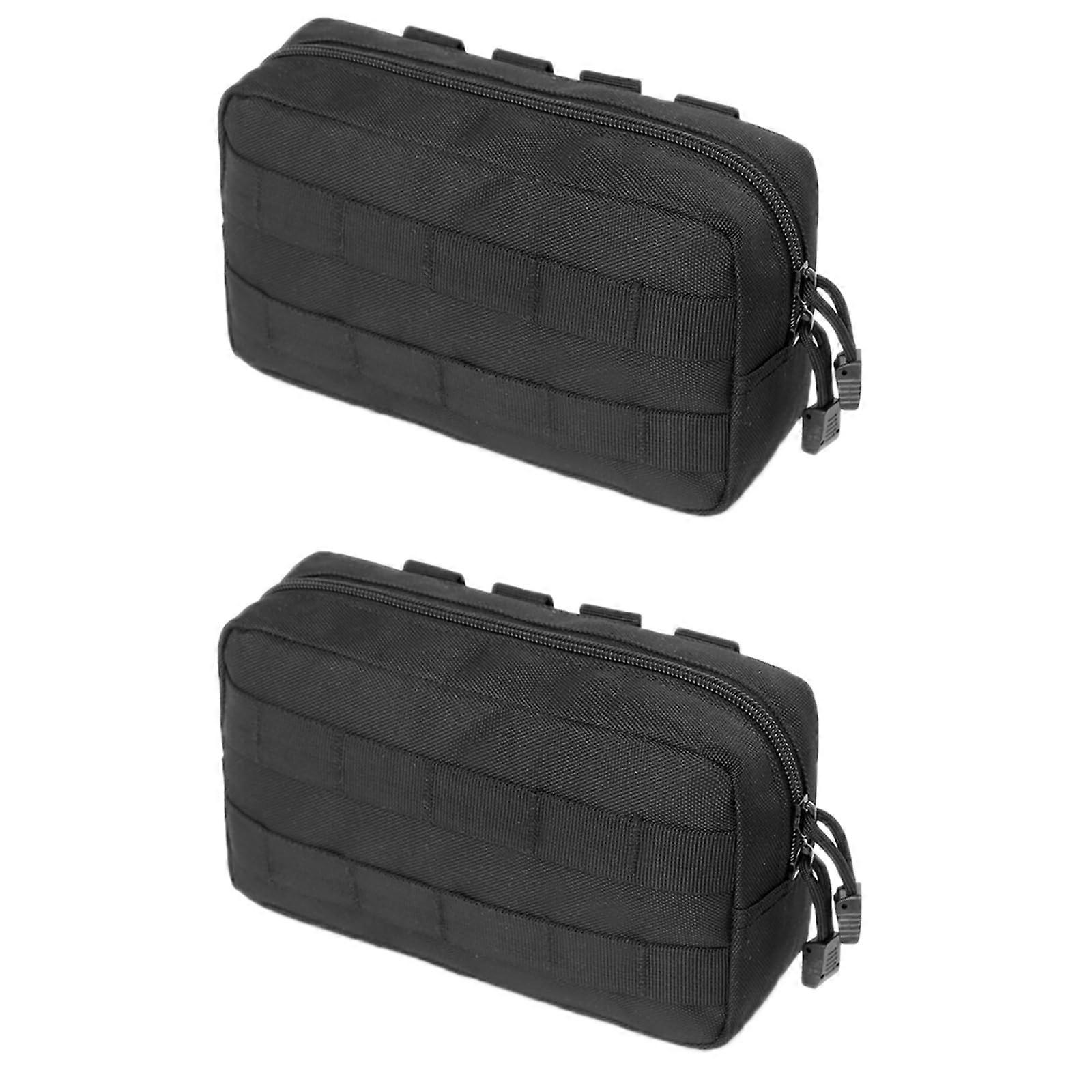 Molle Pouches Tactical Admin EDC Utility Pouch for Small Tools, Horizontal Modular Waist Bag, Durable Fabric, Versatile Organization