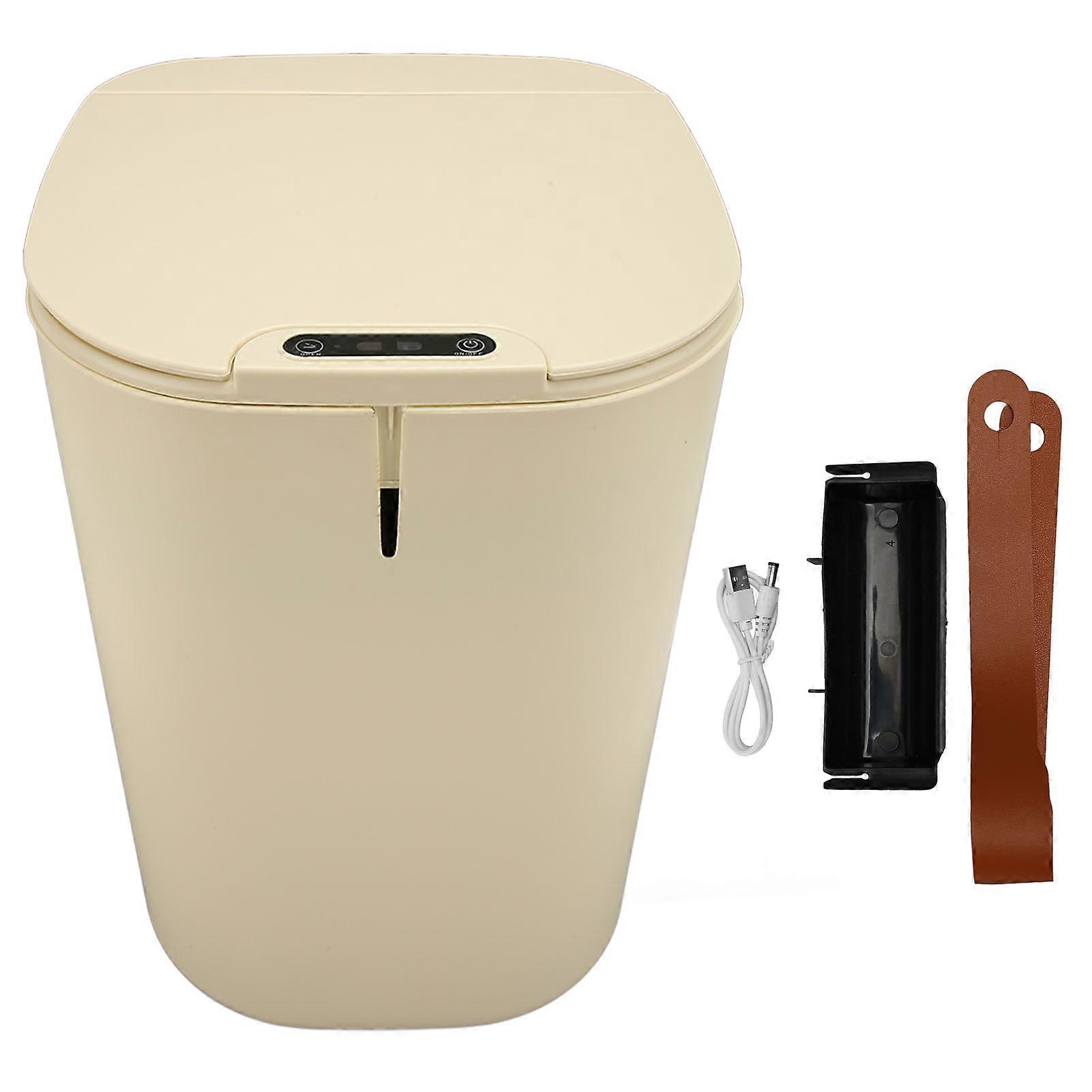 Smart Trash Can Multifunctional Quiet Rechargeable Waterproof Intelligent Sensing Trash Can for Kitchen Bathroom 20L