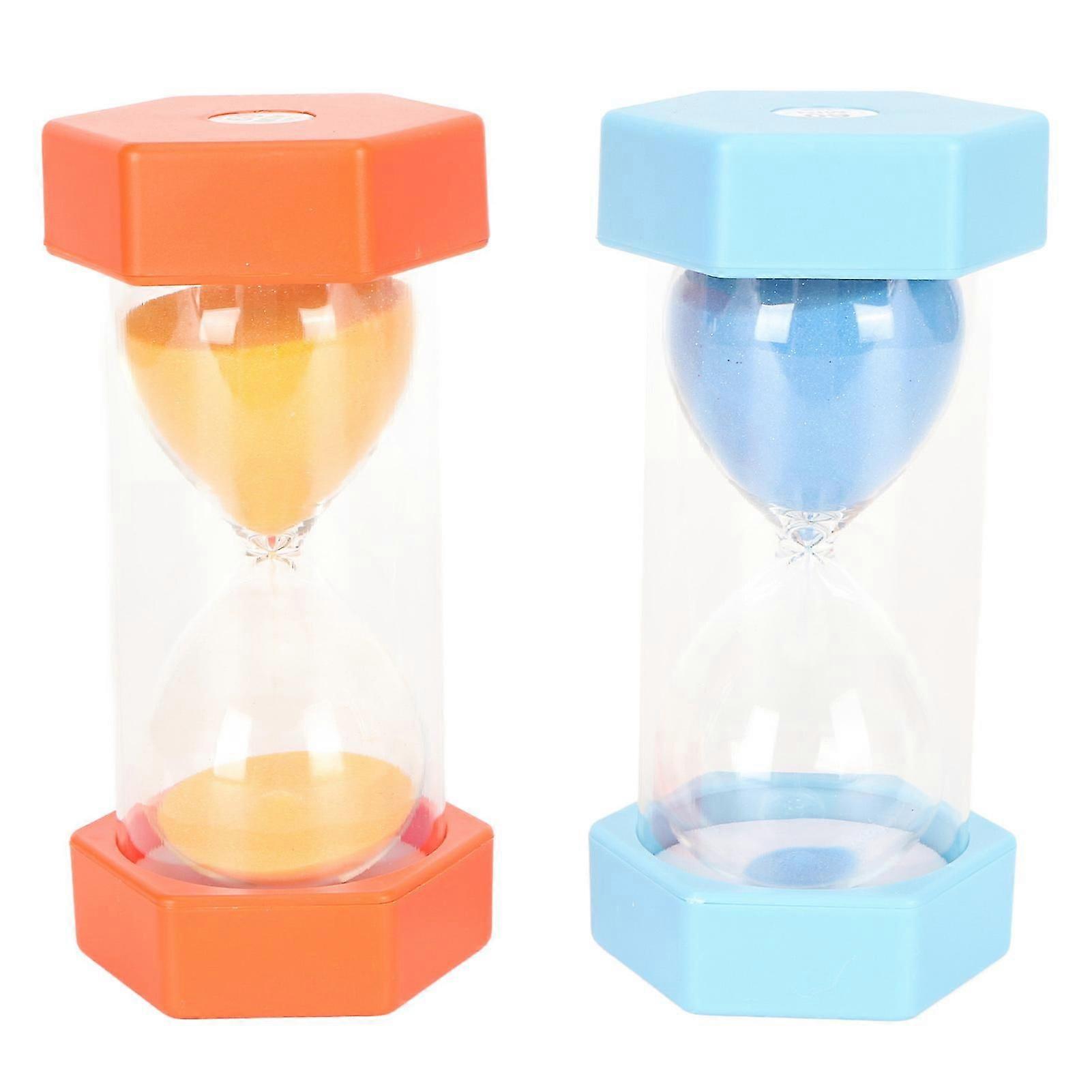 2Pcs 60-Minute Sand Timer for Kids, Classroom, Kitchen, Office Use