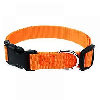 Dog collar, sturdy nylon collar, width is 2.5cm, adjustable range is 42~60cm, suitable for puppies super small medium girl and boy dogs, adjustable do