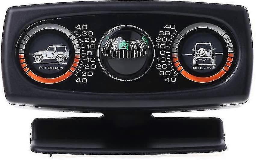 Inclinometer, 3 In 1 Car Compass Inclinometer Angle Slope Level Meter Finder Gradient Balancer