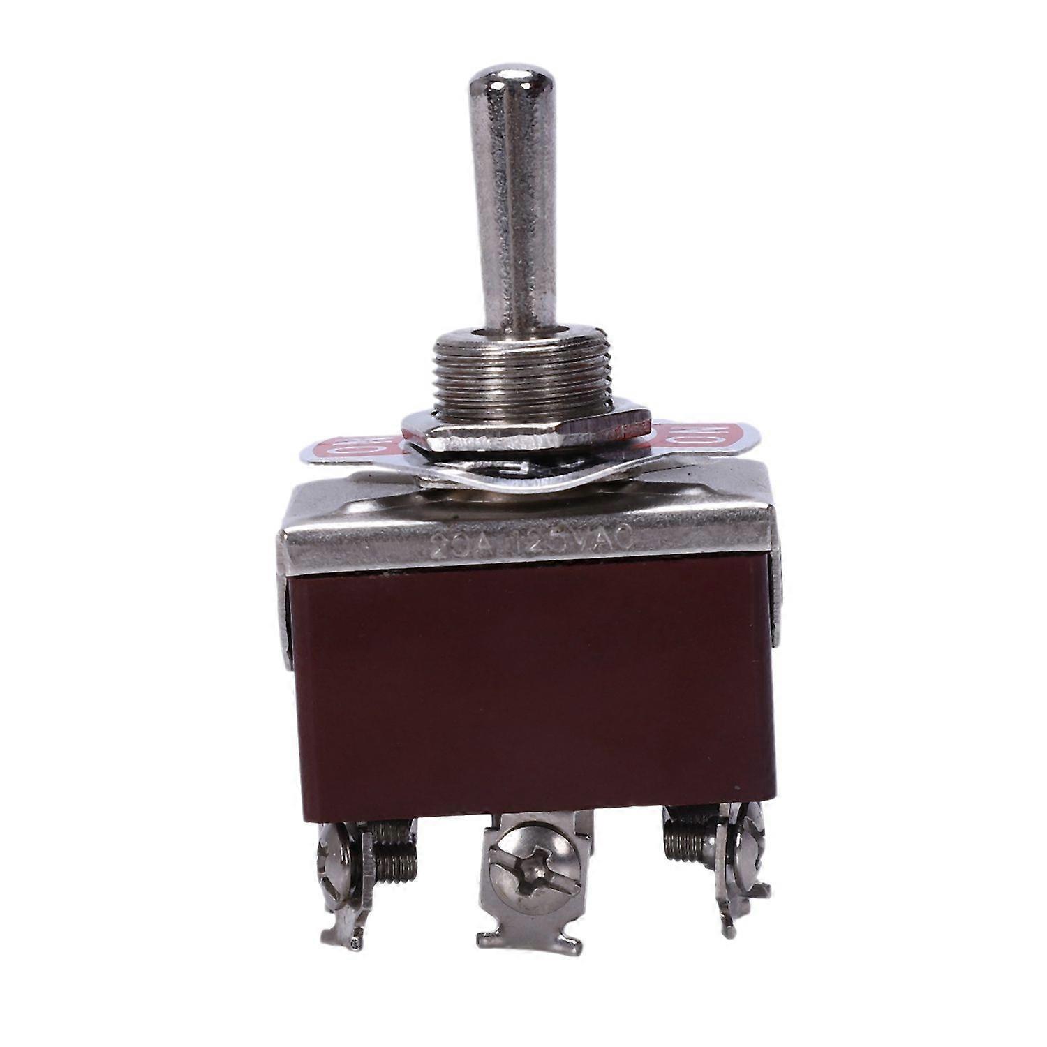 AC 250V/15A 125V/20A ON/OFF/ON 3 Position DPDT Momentary Toggle Switch
