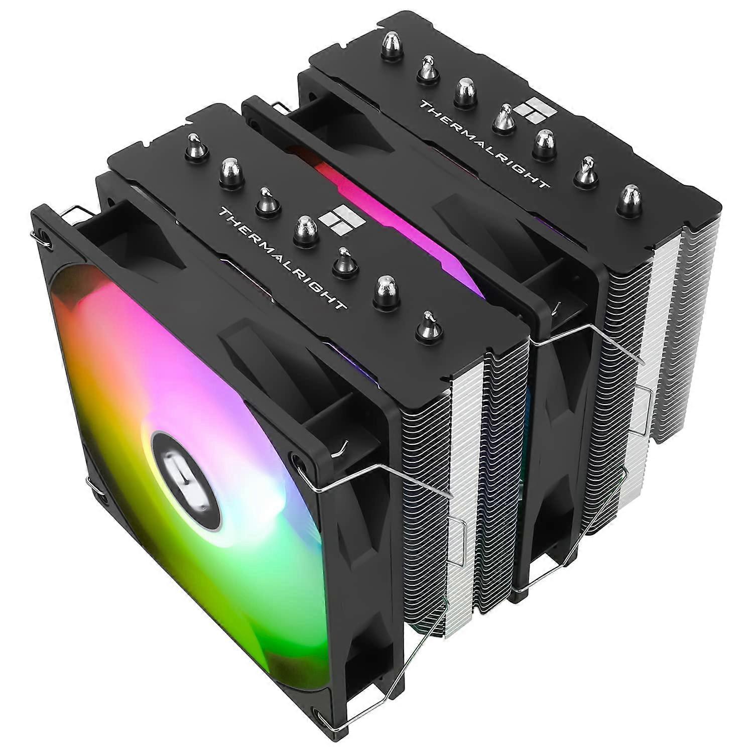 CPU Air Cooler for PC Cooling 120mm, Low Noise, High Performance, Compatible with Intel and AMD Processors