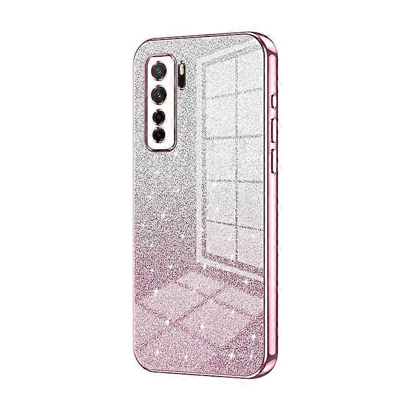 Gradient Glitter Powder Electroplated Phone Case