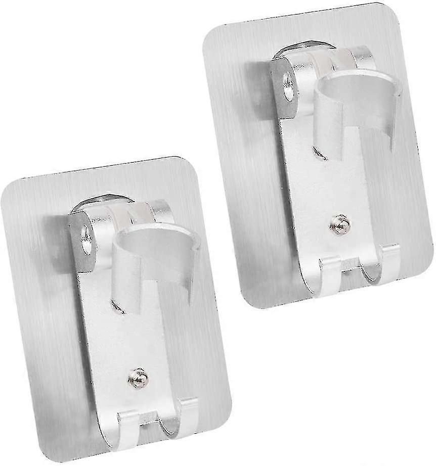 Shower Head Holder Adjustable Wall Mounted Adhesive Shower Bracket With Hooks