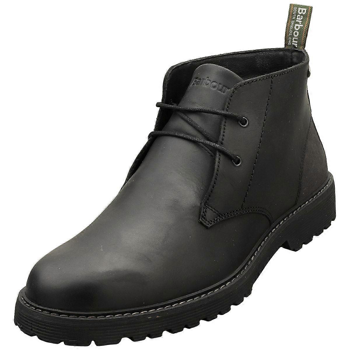 Barbour Maxwell 男士黑色 Chukka 靴子
