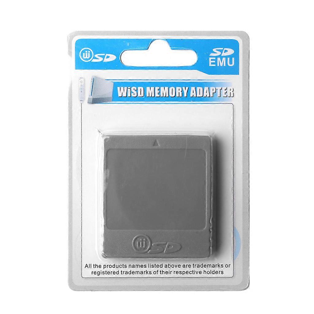 SD Memory Flash Card Card Reader Converter Adapter For Wii for NGC Console  Black
