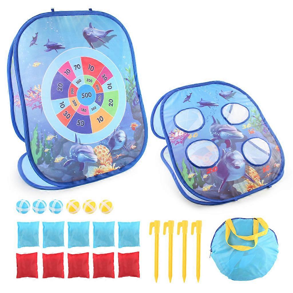 1Set Mini Ball Game Beanbag Toy for Activity Center Outdoor Game Stimulation Interactive Toss Catch Throwing Game 6 Ball