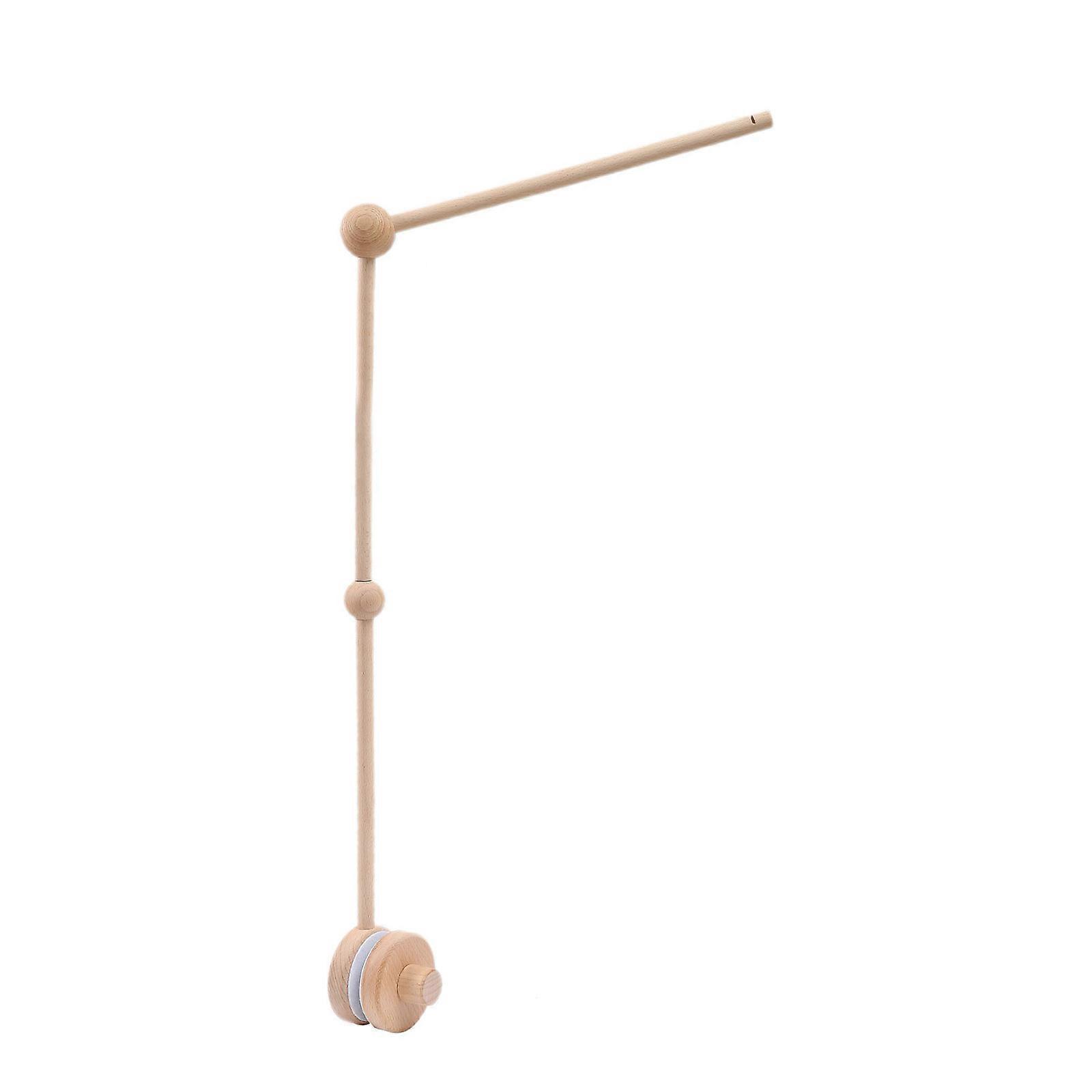Crib Decoration Rattle Hanger Wooden Stand Assembly Arm Bracket Baby Mobile Claw Mobile Frame Holder Bed Net Hanger
