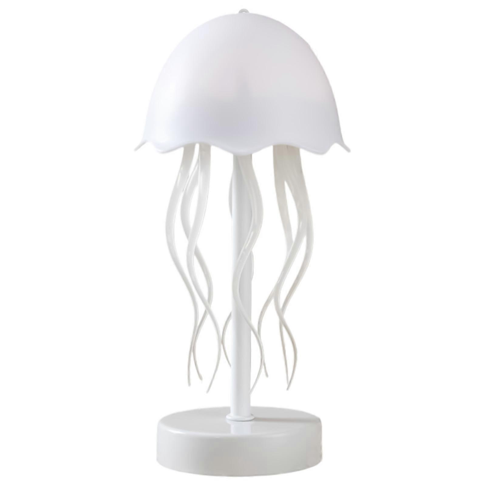 Jellyfish Model LED Lamp with Colorful Light Voice Control Design
