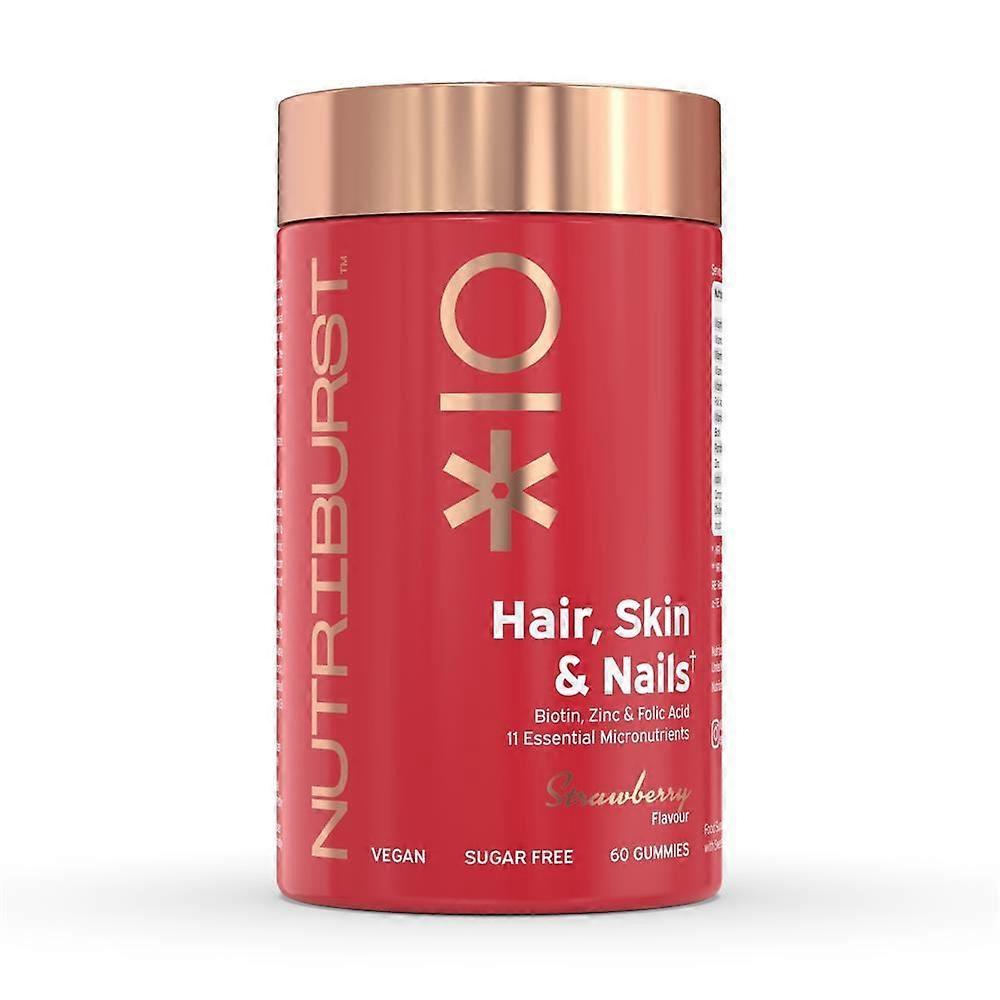 Nutriburst Sugar-Free Hair Skin & Nails 60 Gummies