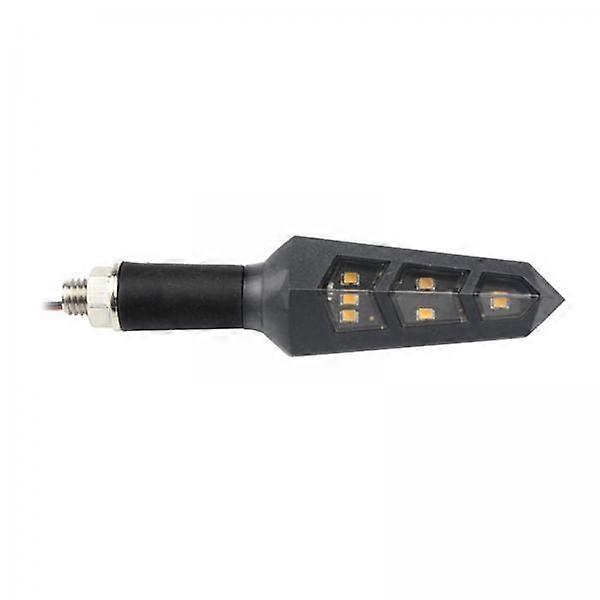 2xMotorcycle Turn Indicators 6 LED Turn Light Blinker Light