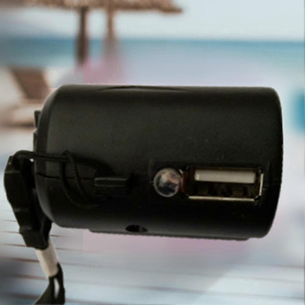 Portable Wind UP Hand Dynamo Crank USB PDA For MP3 Phone Cell dm