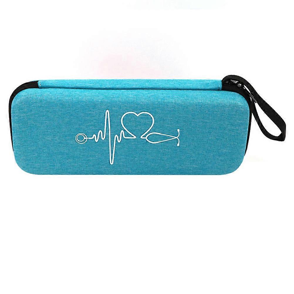 Portable Stethoscope Case Compatible with Littmann, Shockproof Storage Box with Net Pouch, Compact Multifunctional Design for Stethoscope Bag