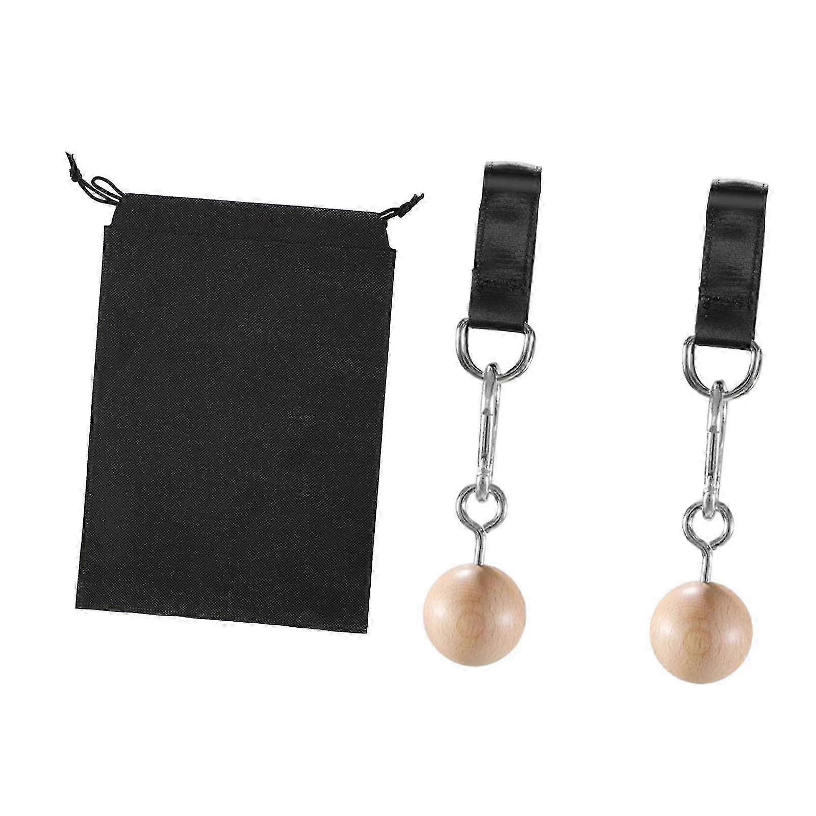 2 Pieces Pull Up Grip Handles with Straps Suitable for Kettlebell Hand Climbing Balls and Other Fitness Equipment