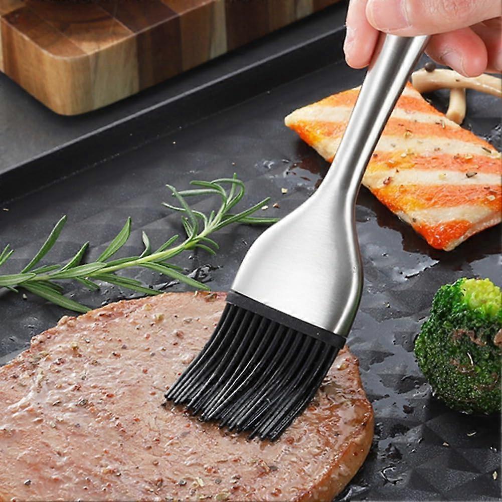 OFFSCH Grillpinsel Mit Holzgriff - Lebensmittelechter Backpinsel Für BBQ & Küche