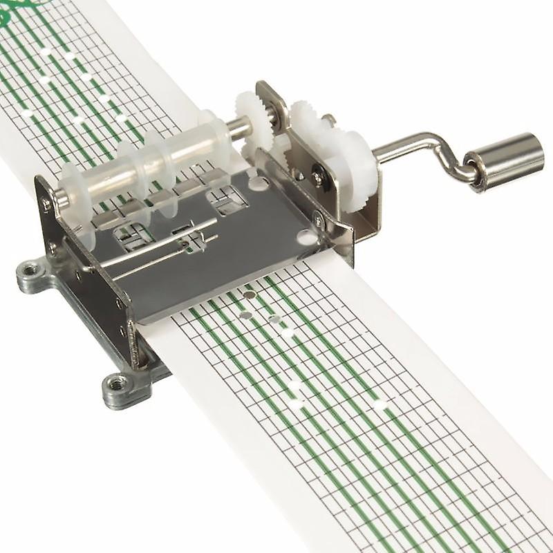 DIYハンドクランクオルゴール、20pcs 15トーンブランクペーパーテープ&ホールパンチャー