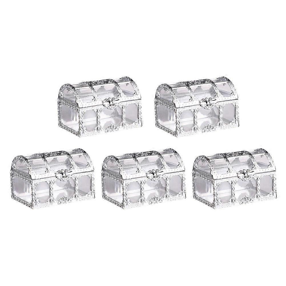 5pcs Wedding Candy Wrapping Box Festival Gift Boxes Practical Candy Storage Box