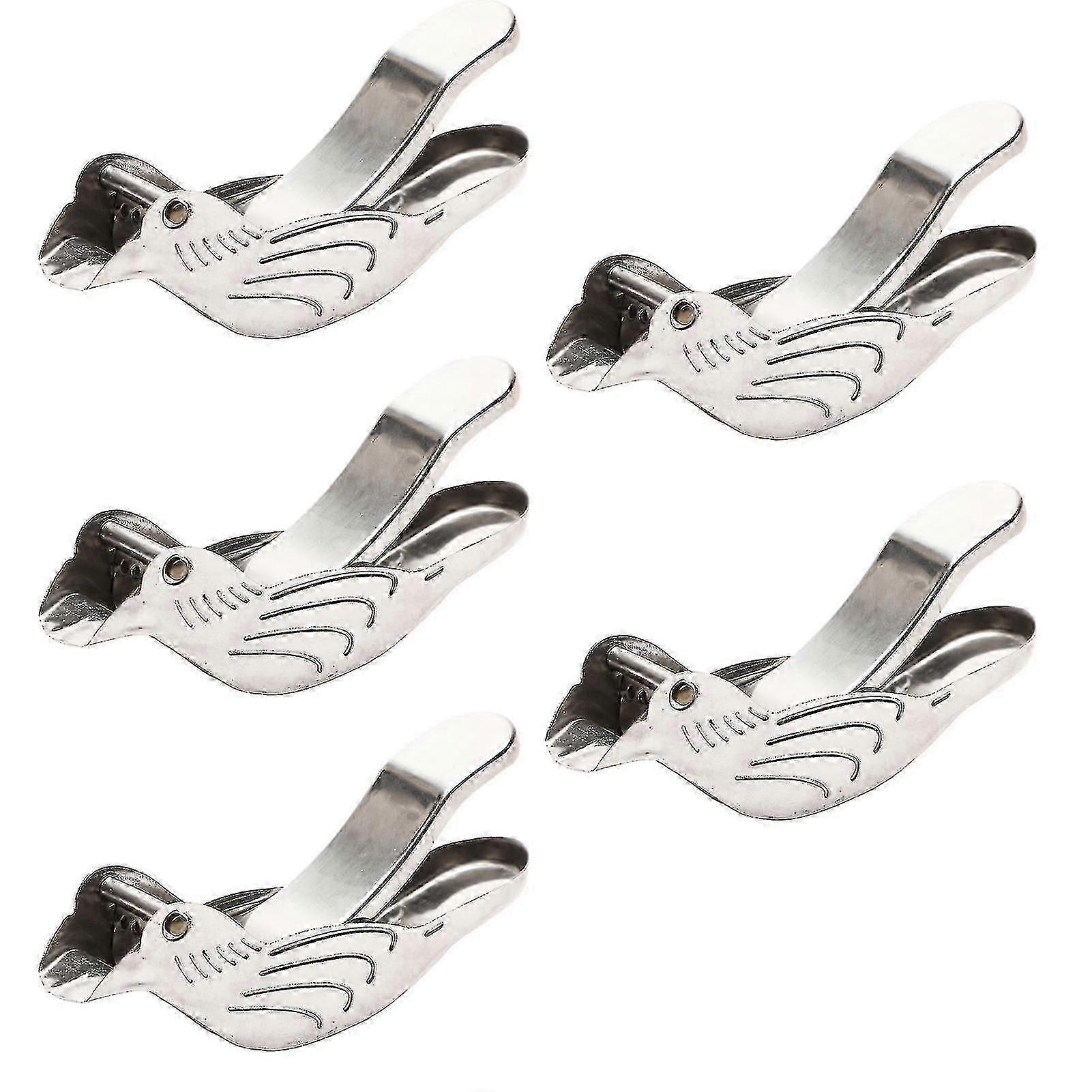 Bird-Shaped Stainless Steel Lemon Squeezer - 5PCS Multi-Function Fruit Press