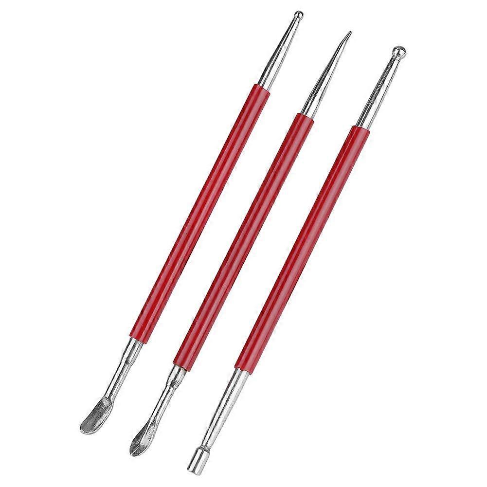 Leather Press 3-Piece Handmade Kit Plastic Rubber Construction 16 Cm 70 G Red