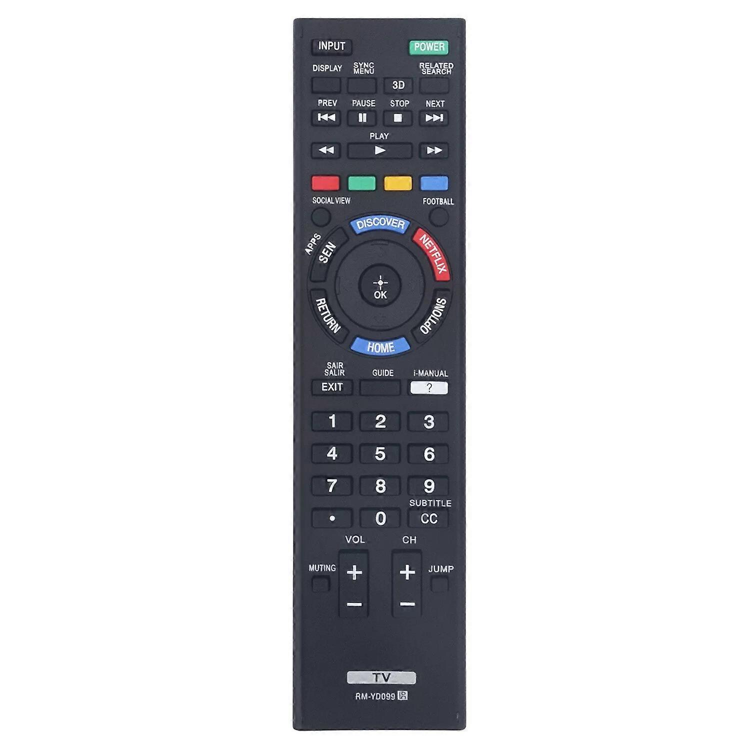 RM-YD099 For Sony TV Remote Control Replacement Universal Smart TV Remote